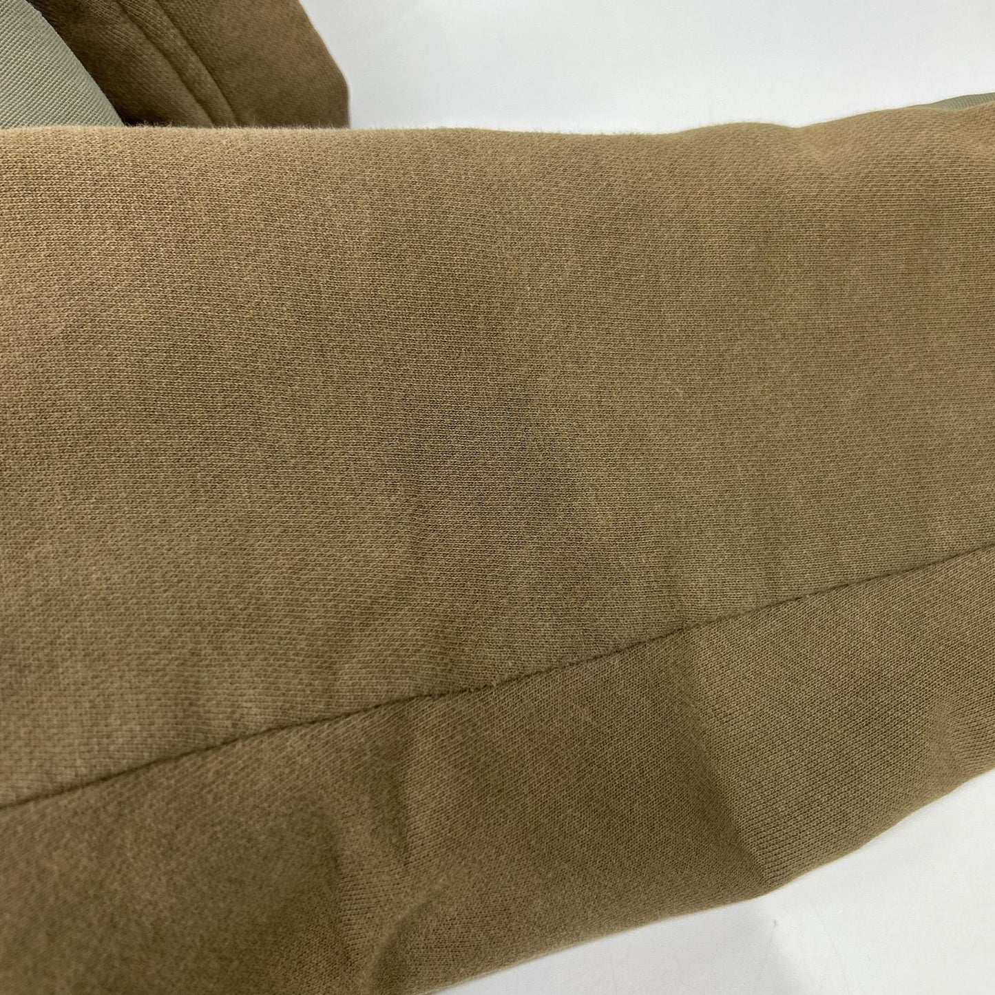 DIESEL Khaki Paneled Design Hooded Jacket L