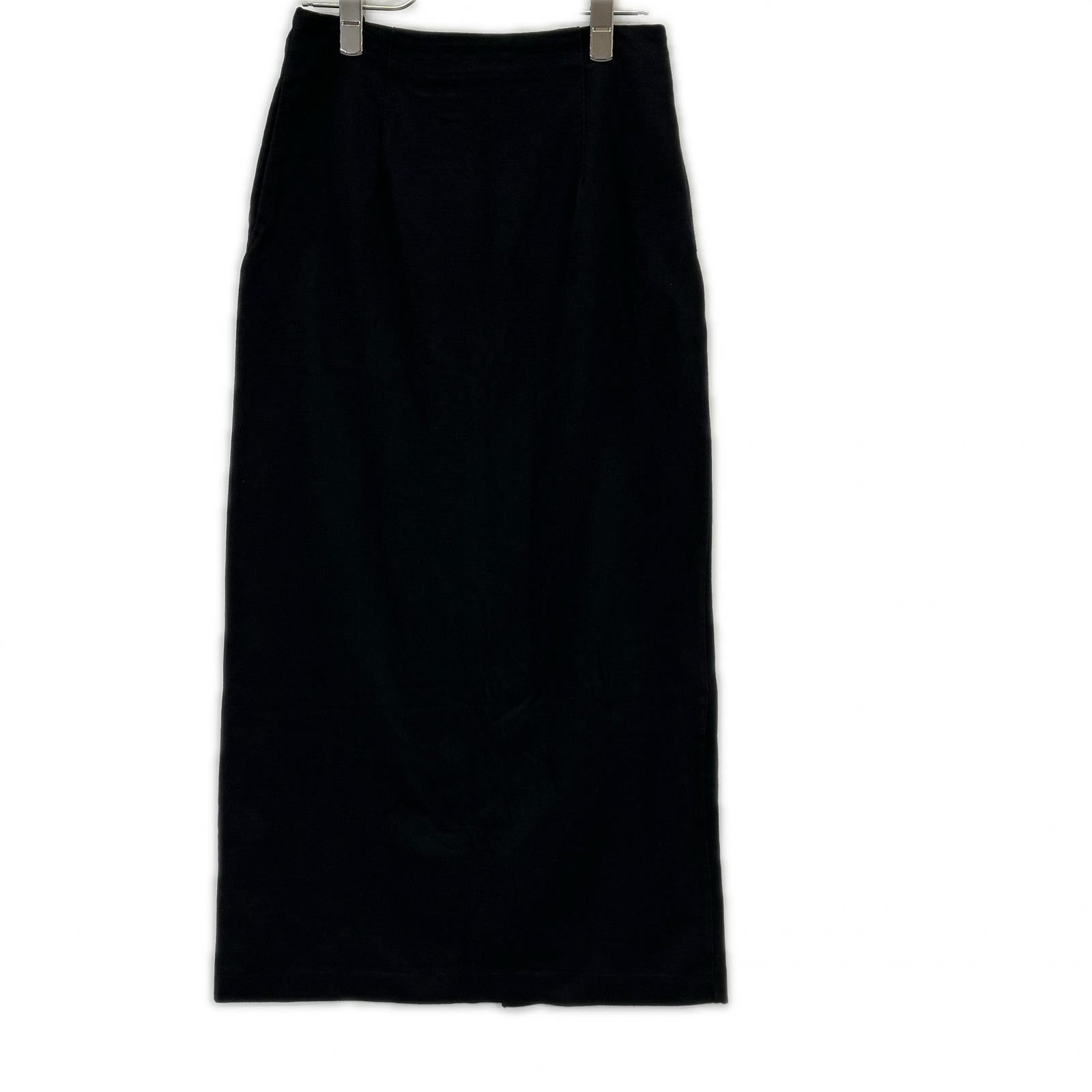 AURALEE A25SS04VP COTTON SLUB RAYON PLAITING SKIRT Long Skirt Skirt