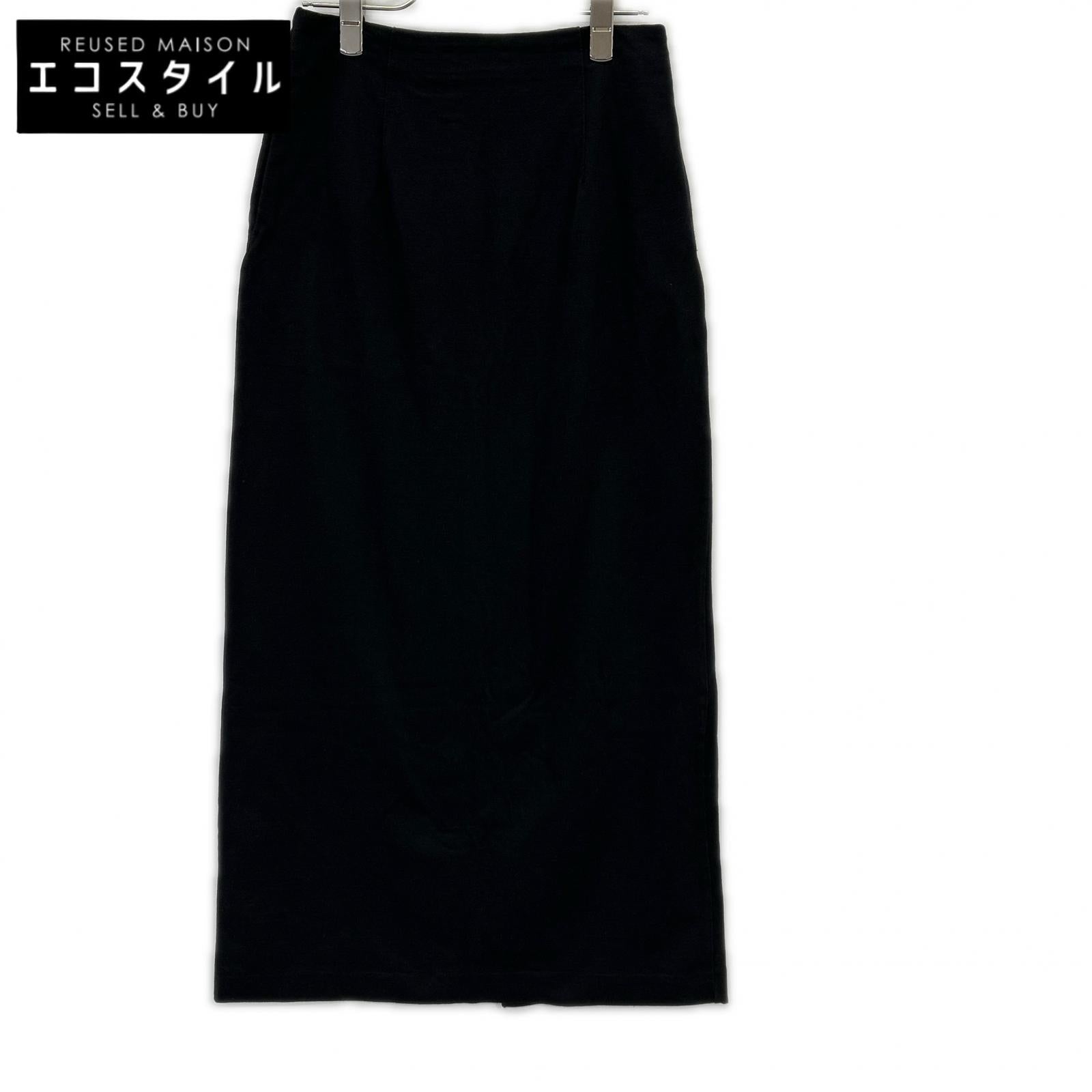 AURALEE A25SS04VP COTTON SLUB RAYON PLAITING SKIRT Long Skirt Skirt