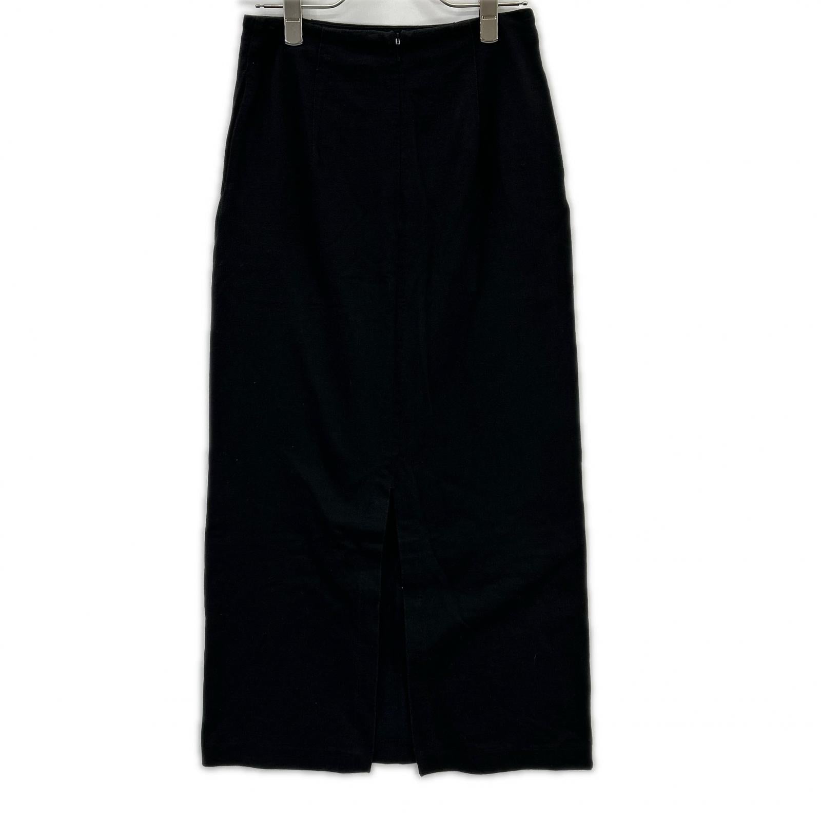 AURALEE A25SS04VP COTTON SLUB RAYON PLAITING SKIRT Long Skirt Skirt