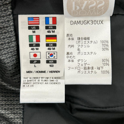 水沢ダウン ミズサワダウン 2022FW DAMUGK3OUX ﾌﾞﾗｯｸ ﾏｳﾝﾃﾆｱ ﾀﾞｳﾝｼﾞｬｹｯﾄ ジャケット L