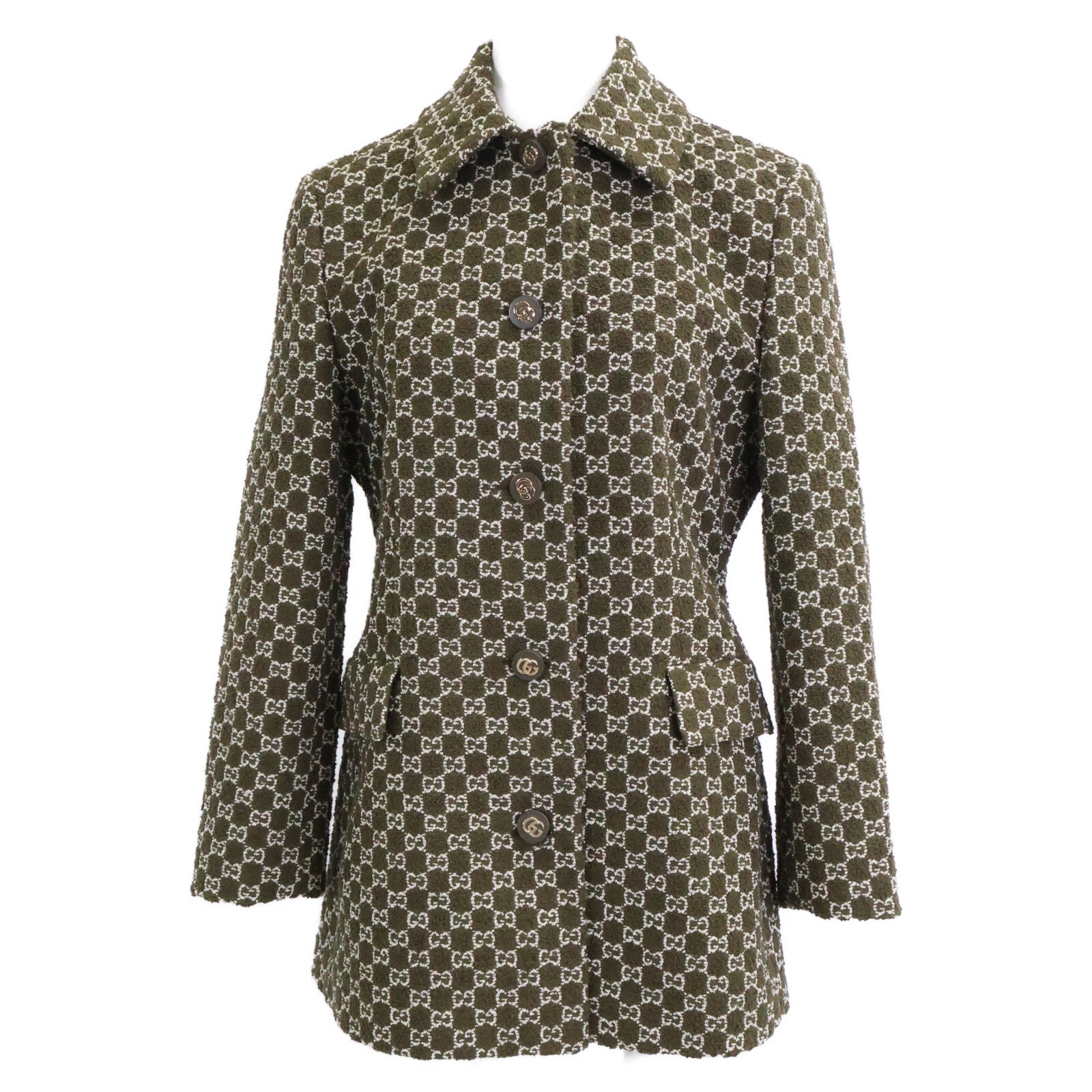 GUCCI 【New/Domestic Official】FW25 835539 GG Boucle Single-Breasted Jacket