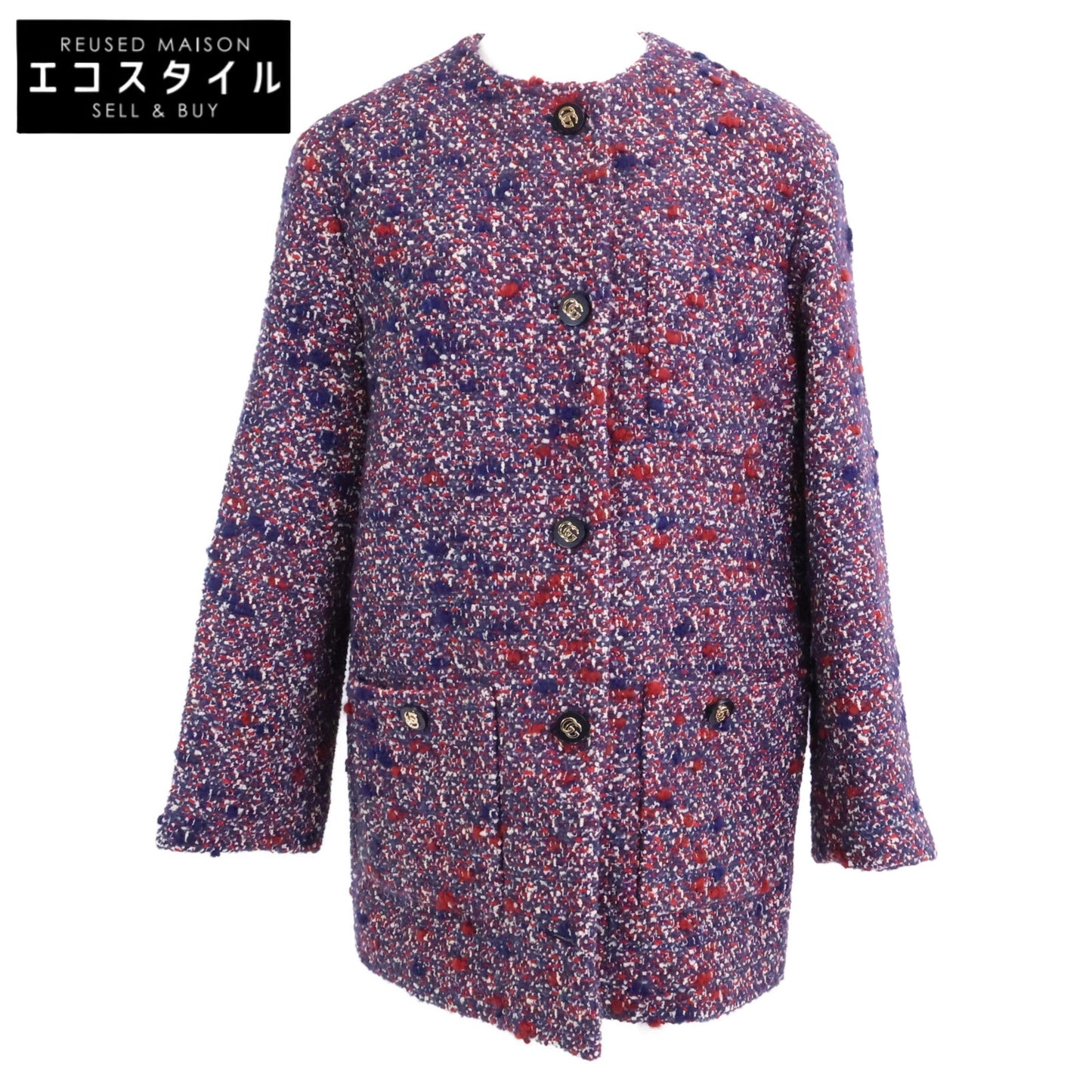 GUCCI グッチ 【新品/国内正規】836492 ブークレ ノーカラージャケット ジャケット