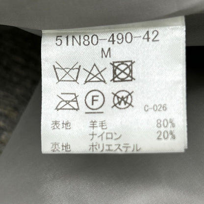 BLACK LABEL CRESTBRIDGE ブラックレーベルクレストブリッジ 51N80-490-42 24年 ﾏﾙﾁｶﾗｰ ﾊﾟﾈﾙﾁｪｯｸ ｼﾞｯﾌﾟﾌﾞﾙｿﾞﾝ ジャケット M