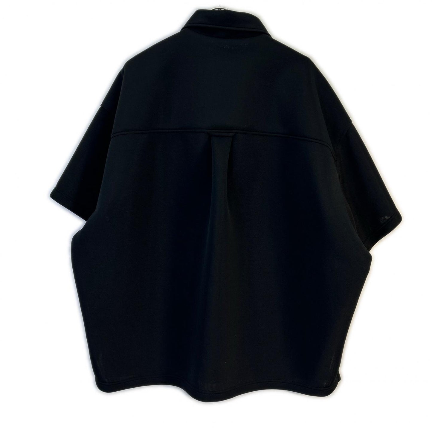 kolor 22SCM-B11201 Black Over Polo Shirt Tops
