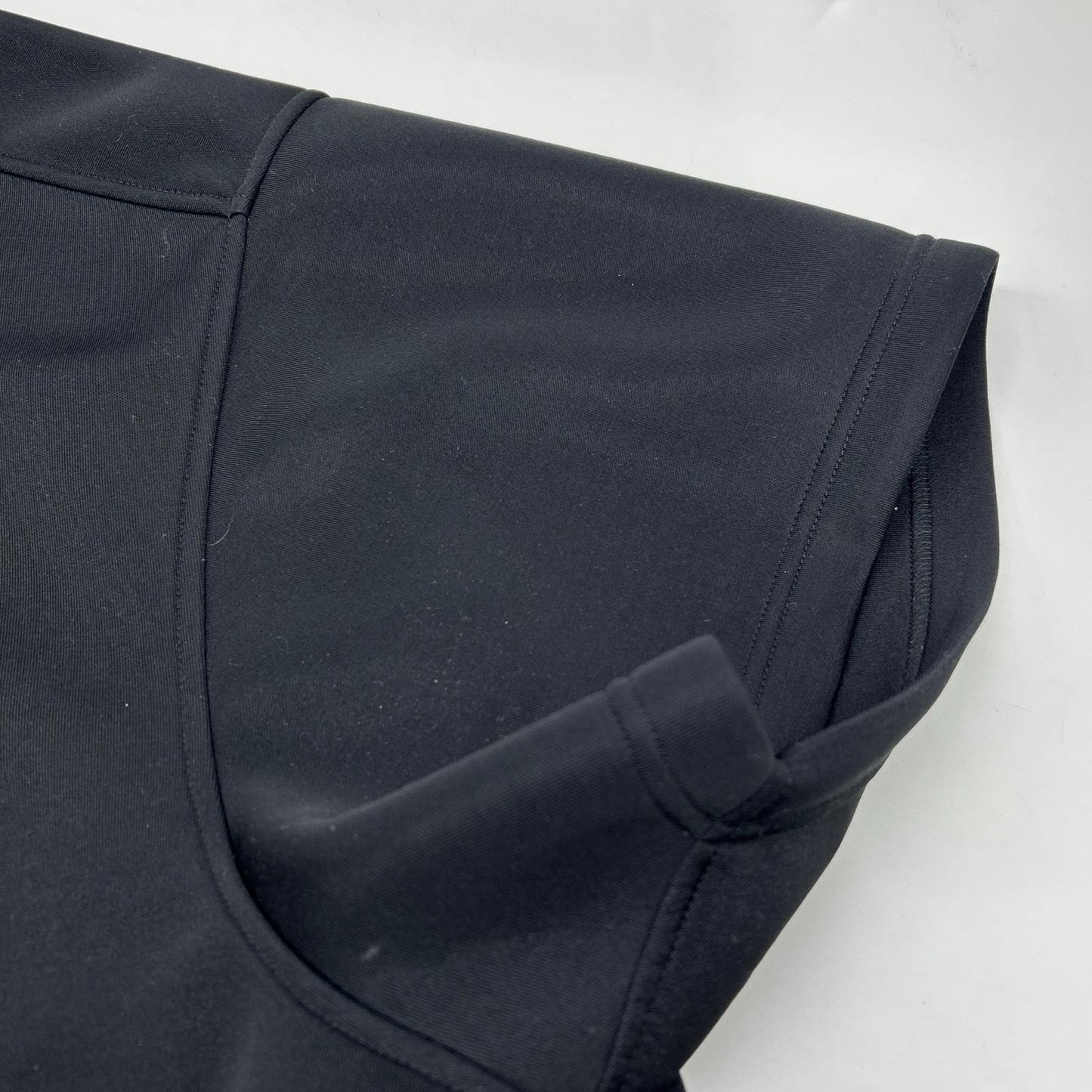kolor 22SCM-B11201 Black Over Polo Shirt Tops