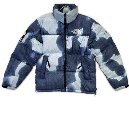 THE NORTH FACE ノースフェイス ×シュプリーム 21AW ブリーチ デニム プリント ヌプシ ダウン ジャケット ジャケット
