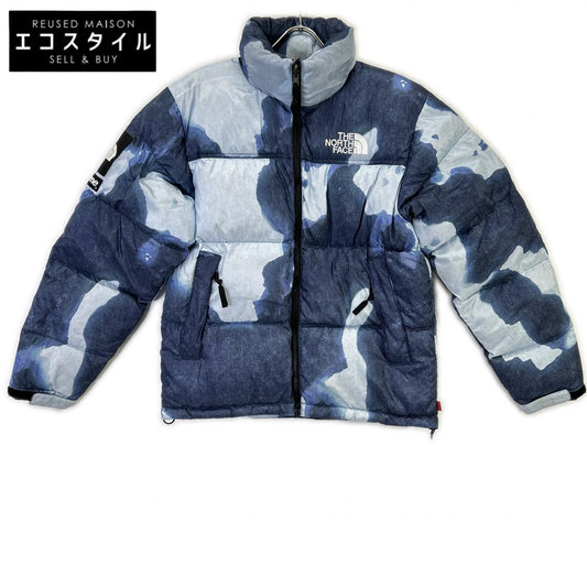 THE NORTH FACE ノースフェイス ×シュプリーム 21AW ブリーチ デニム プリント ヌプシ ダウン ジャケット ジャケット
