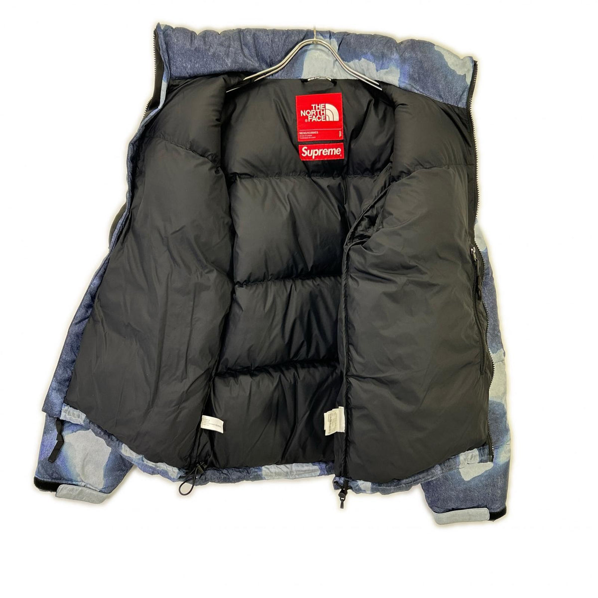 THE NORTH FACE ノースフェイス ×シュプリーム 21AW ブリーチ デニム プリント ヌプシ ダウン ジャケット ジャケット