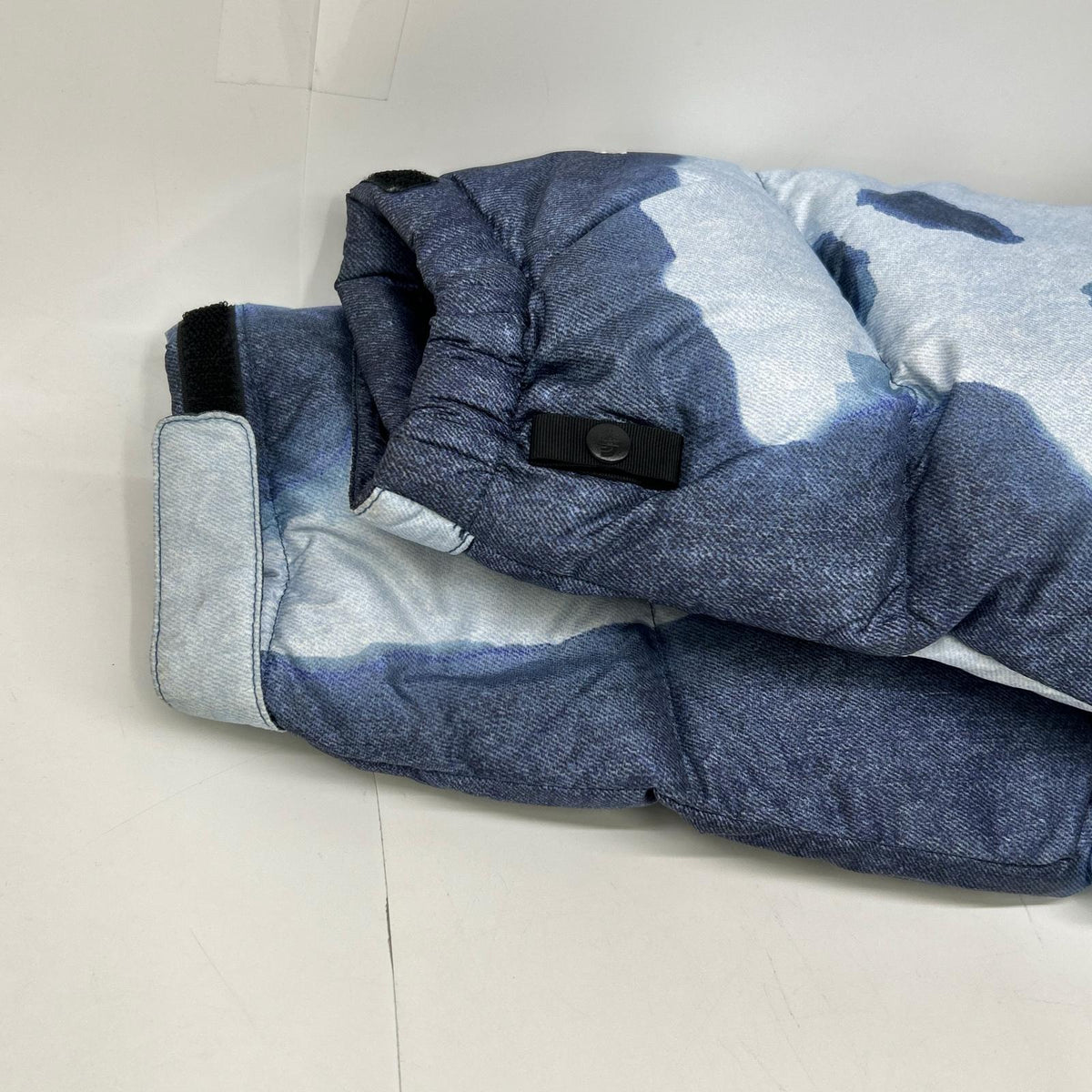 THE NORTH FACE ノースフェイス ×シュプリーム 21AW ブリーチ デニム プリント ヌプシ ダウン ジャケット ジャケット
