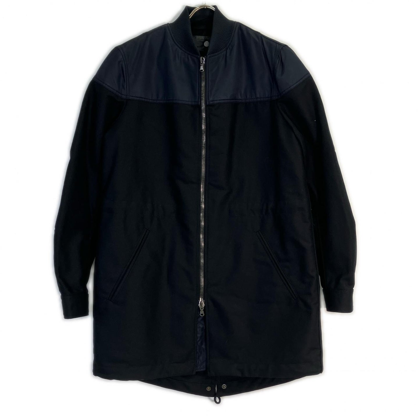 DIESEL BlackGold Black JESSY Nylon Coat Coat 46