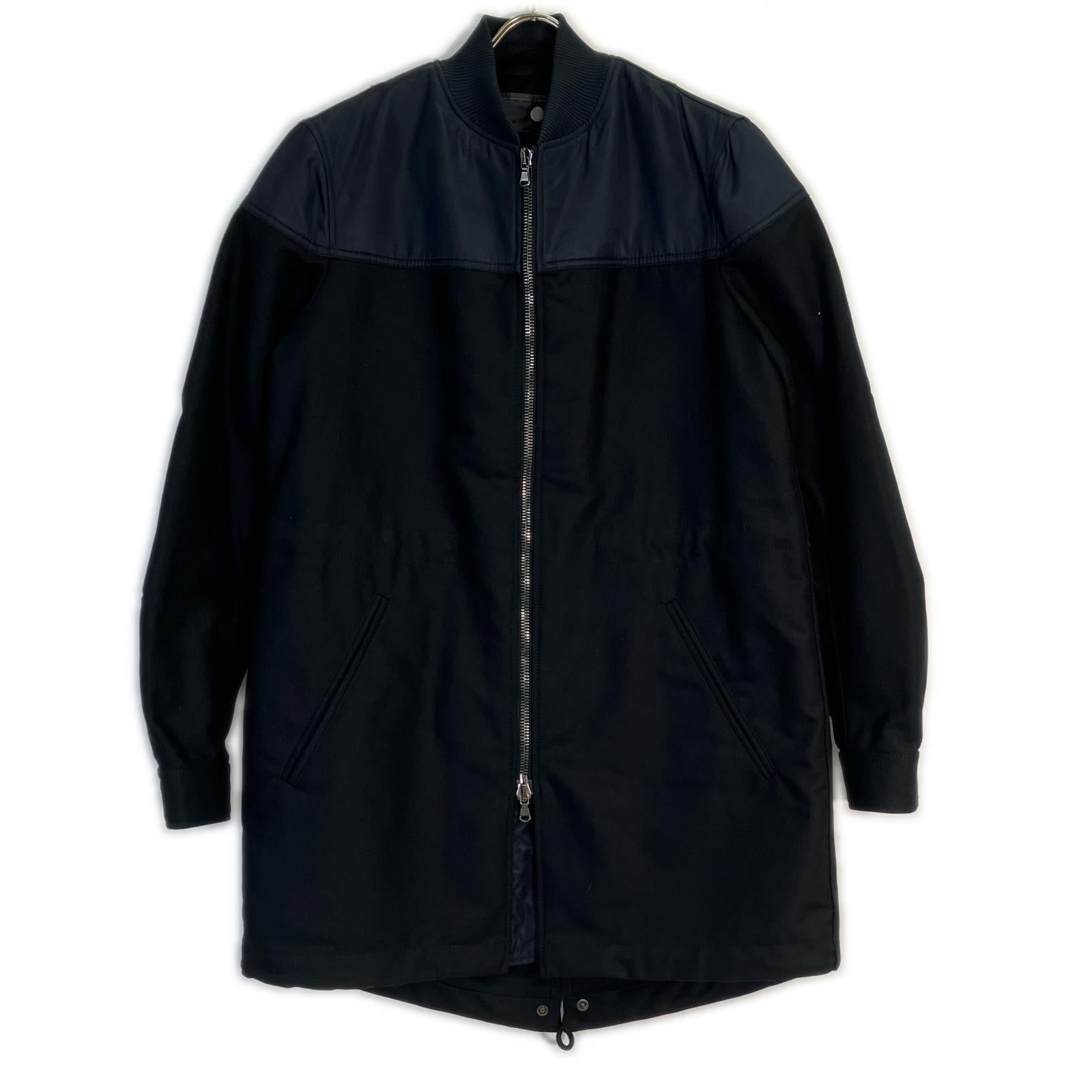 DIESEL BlackGold Black JESSY Nylon Coat Coat 46