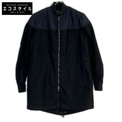 DIESEL BlackGold Black JESSY Nylon Coat Coat 46