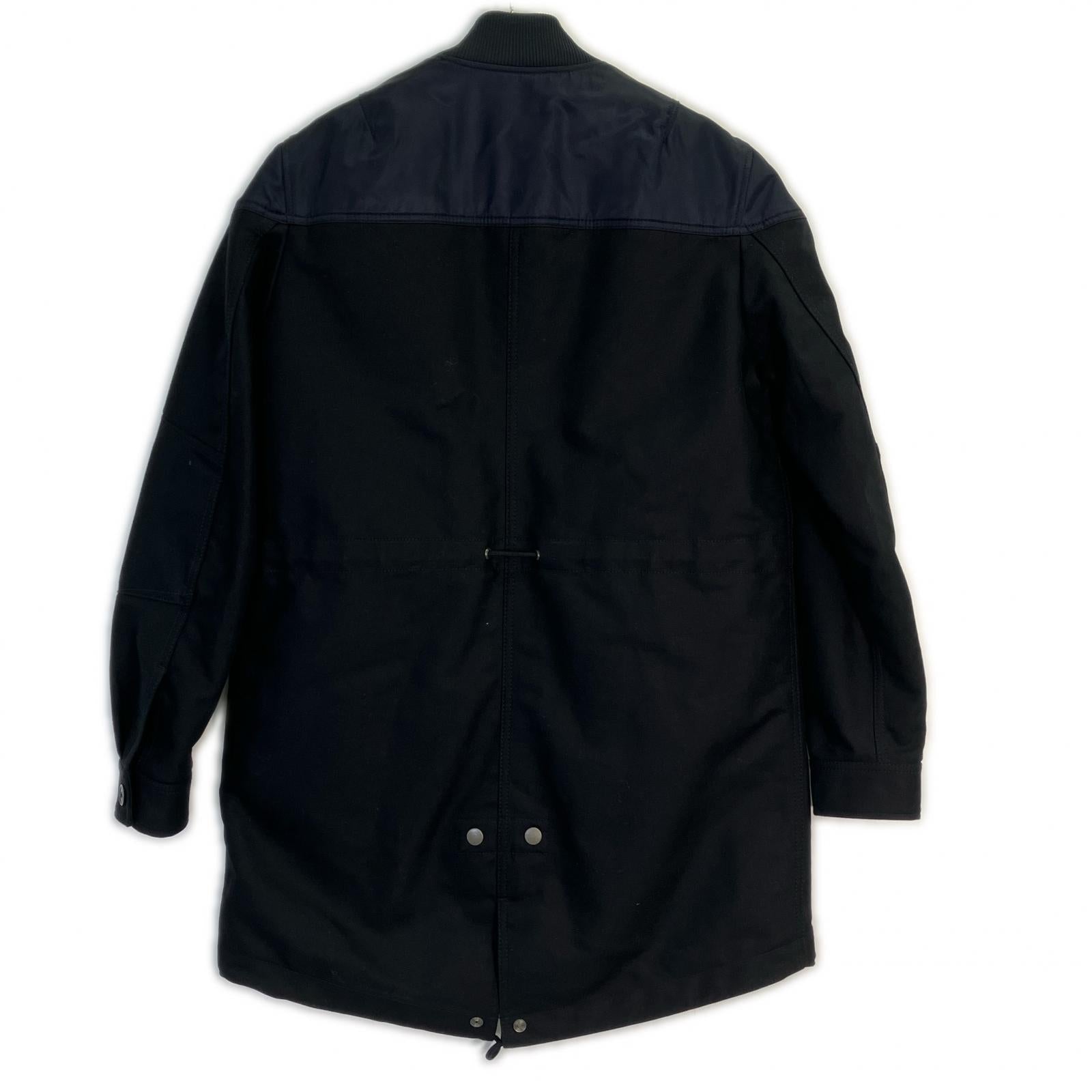 DIESEL BlackGold Black JESSY Nylon Coat Coat 46