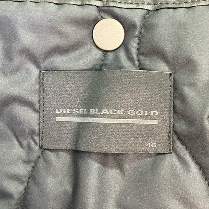 DIESEL BlackGold 迪赛黑金 黑色 JESSY 尼龙 大衣 外套 46