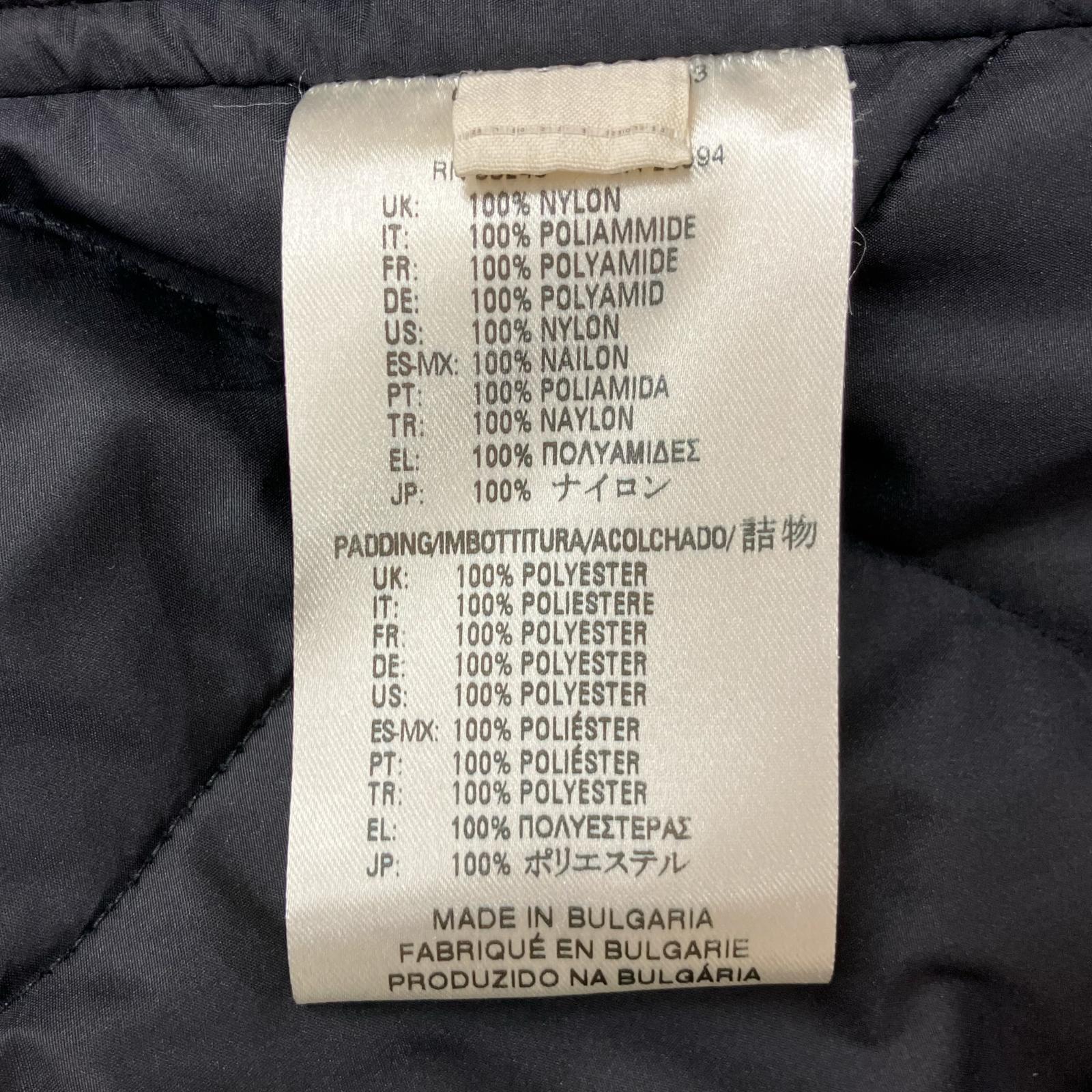 DIESEL BlackGold Black JESSY Nylon Coat Coat 46