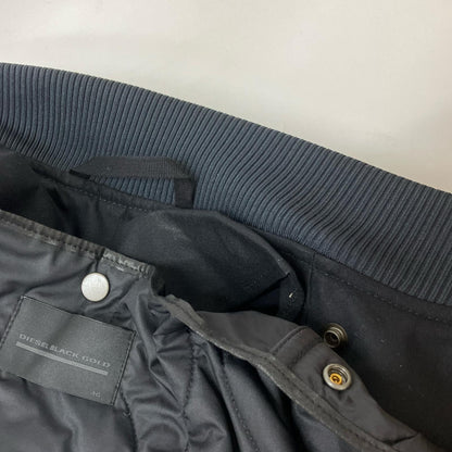 DIESEL BlackGold Black JESSY Nylon Coat Coat 46
