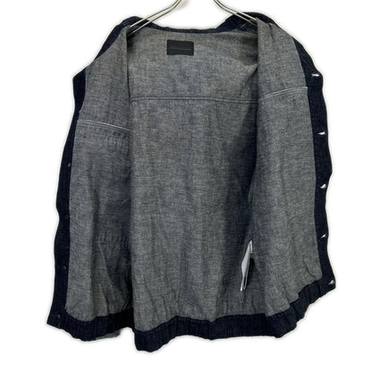 DIESEL BlackGold 00ECALH6098BF03 Indigo Denim Hoodie Jacket