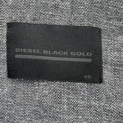DIESEL BlackGold 00ECALH6098BF03 Indigo Denim Hoodie Jacket