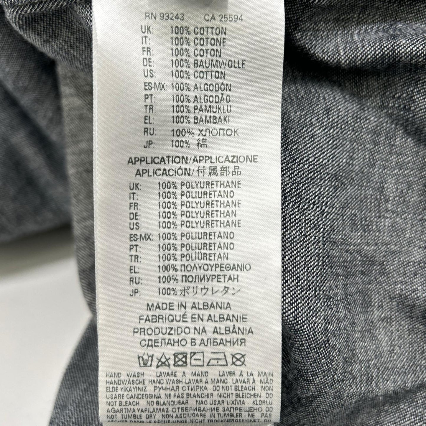 DIESEL BlackGold 00ECALH6098BF03 Indigo Denim Hoodie Jacket
