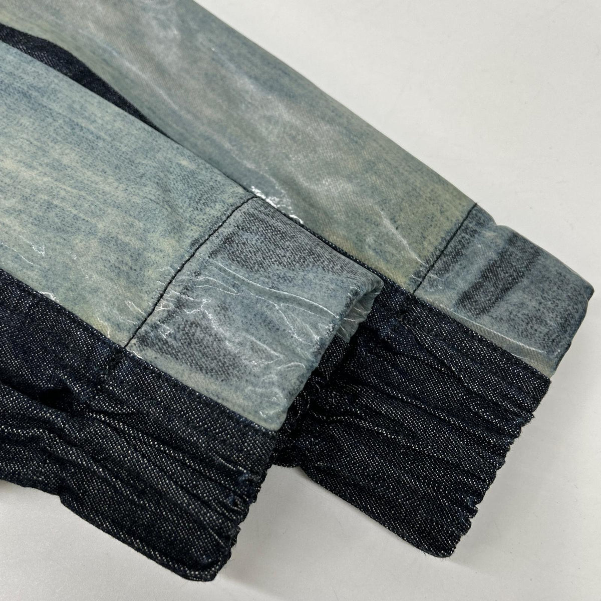 DIESEL BlackGold 00ECALH6098BF03 Indigo Denim Hoodie Jacket
