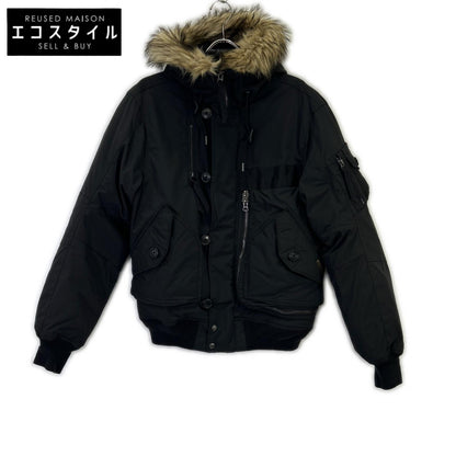 POLO RALPH LAUREN Black Hooded Down Parka Jacket S