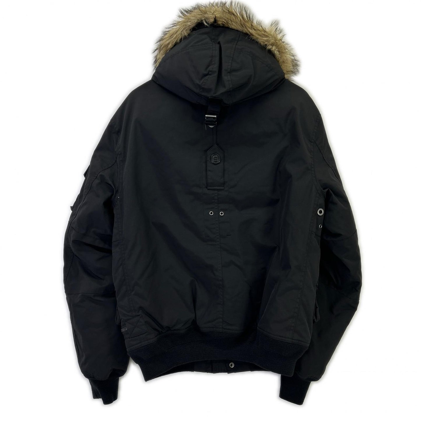 POLO RALPH LAUREN Black Hooded Down Parka Jacket S