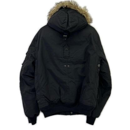 POLO RALPH LAUREN Black Hooded Down Parka Jacket S