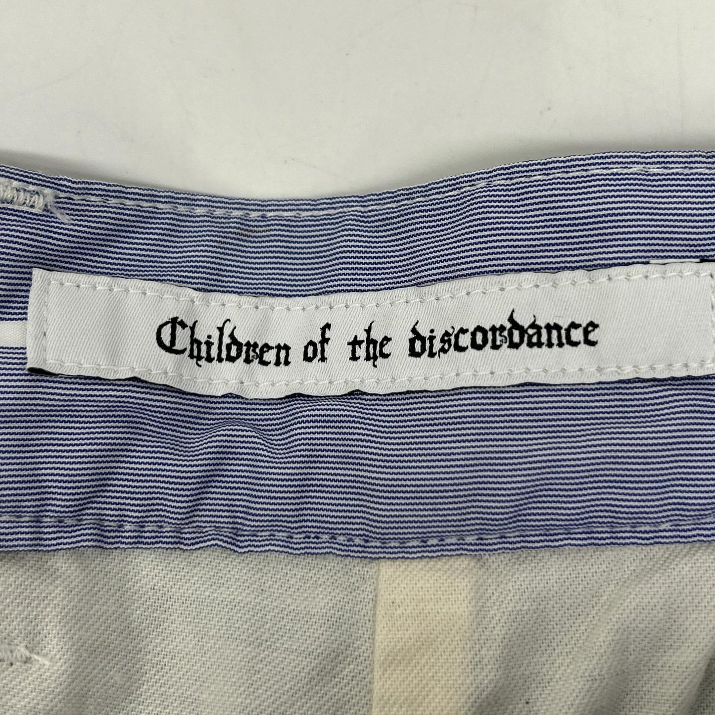 Children of the discordance COTDPT-319 蓝色 拼接 条纹 长裤 下装