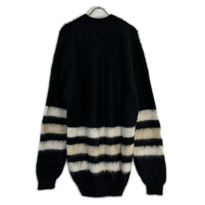 Children of the discordance COTDKN-615 Black Stripe Long Mohair Knit Top