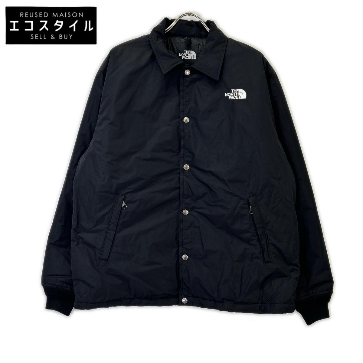 THE NORTH FACE NY82550 Black Insulated Coach Jacket Jacket