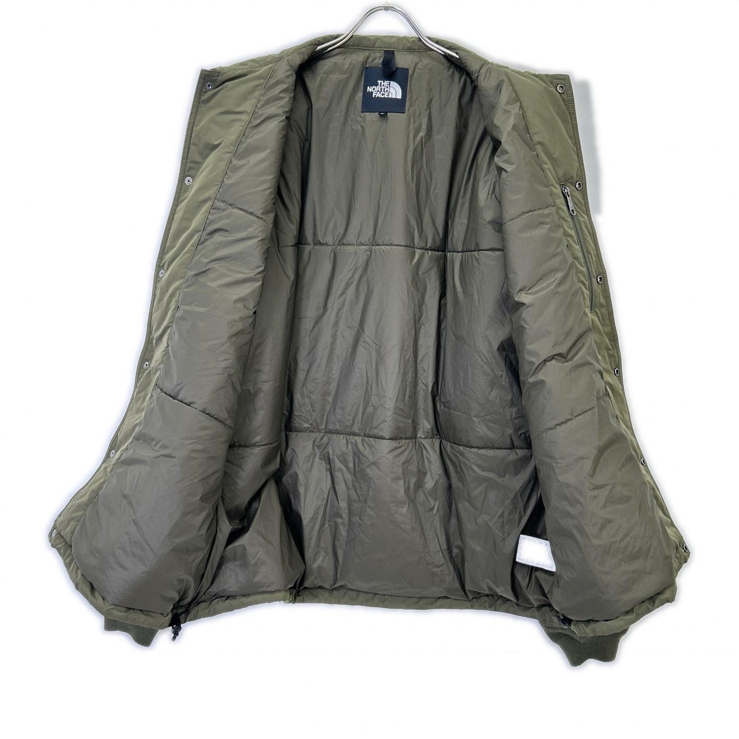 THE NORTH FACE ノースフェイス NY82450 ｶｰｷ ﾝｻﾚｰﾃｯﾄﾞ ｺｰﾁ ｼﾞｬｹｯﾄ ジャケット L