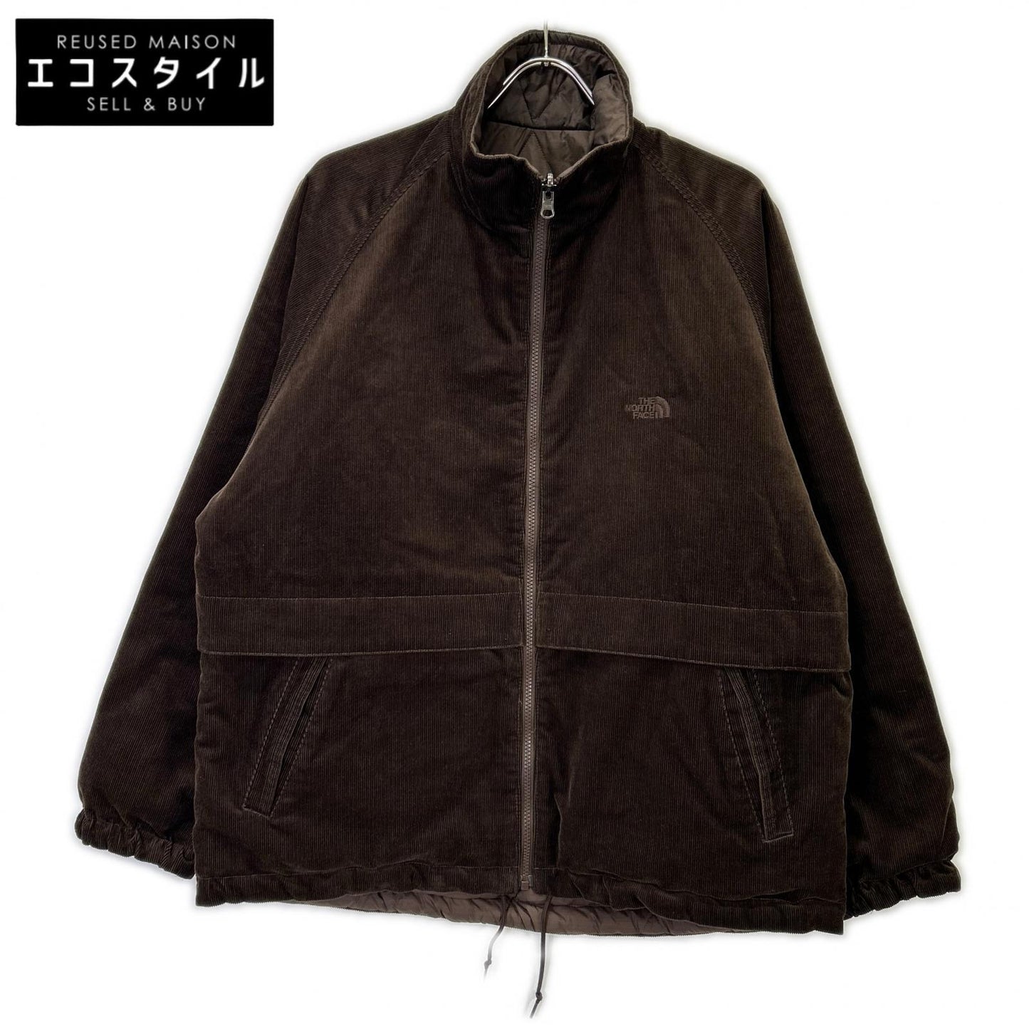 THE NORTH FACE Brown Corduroy Field Reversible Jacket M