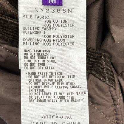 THE NORTH FACE 乐斯菲斯 NY2366N 棕色灯芯绒双面夹克 M