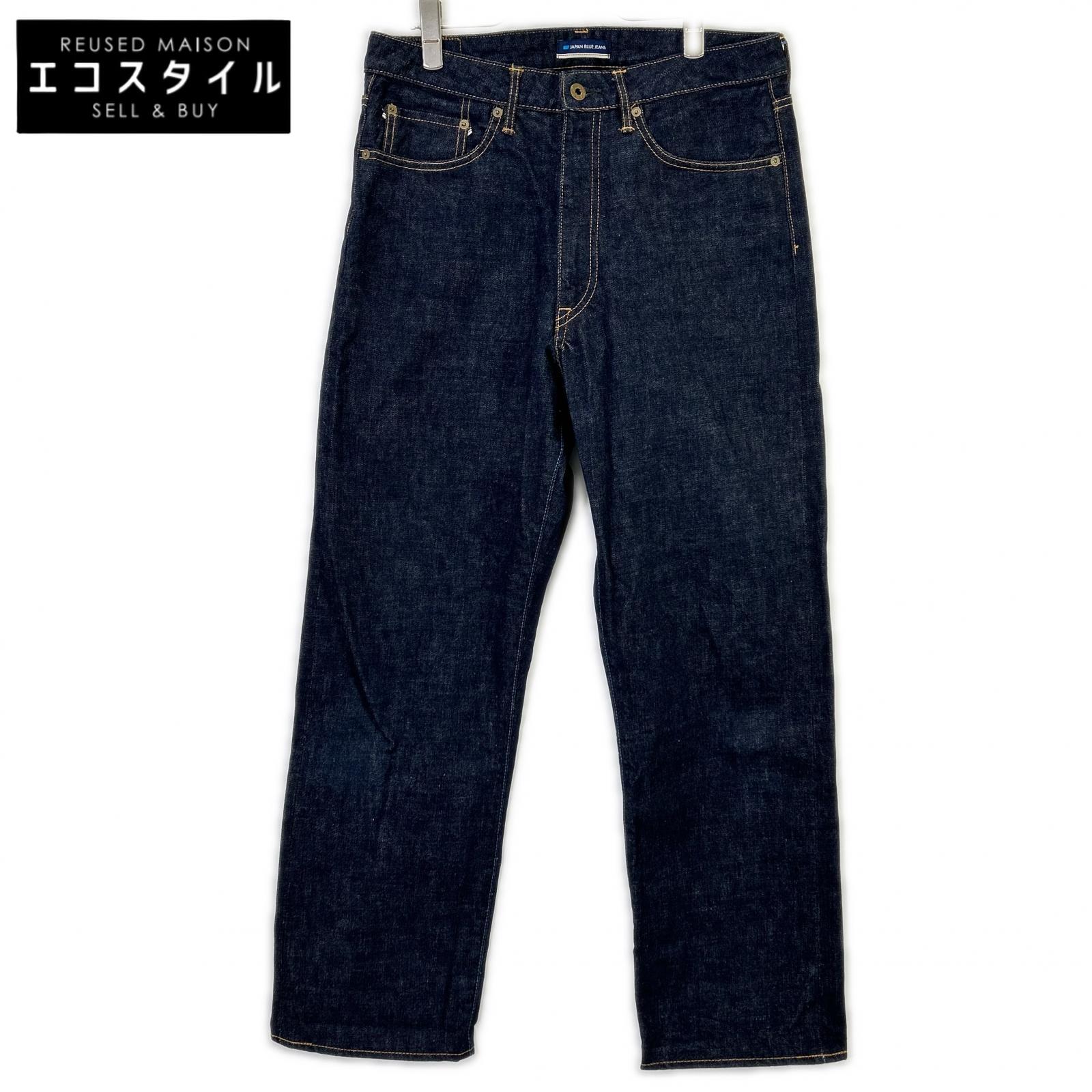 JAPAN BLUE JEANS Indigo 14.8oz American Cotton Selvedge Denim Bottoms 31 Men's