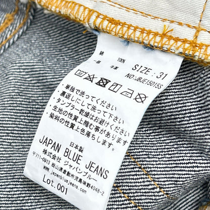 JAPAN BLUE JEANS Indigo 14.8oz American Cotton Selvedge Denim Bottoms 31 Men's