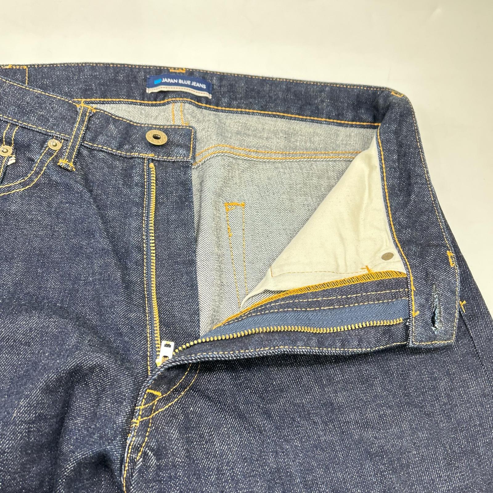 JAPAN BLUE JEANS Indigo 14.8oz American Cotton Selvedge Denim Bottoms 31 Men's