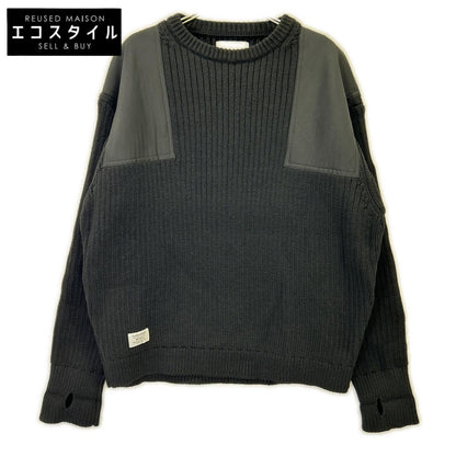 WTAPS 双排扣 22年 黑色指挥官 针织毛衣 上衣 X03