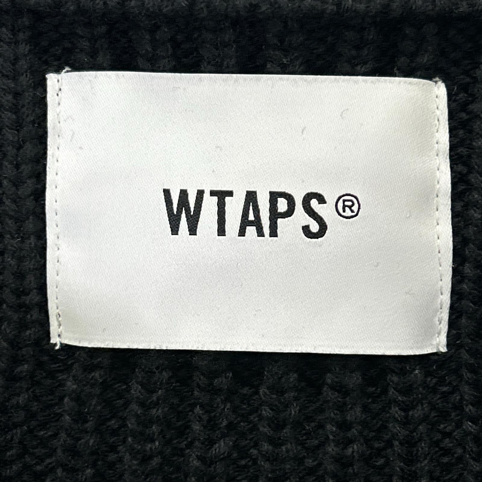 WTAPS 双排扣 22年 黑色指挥官 针织毛衣 上衣 X03