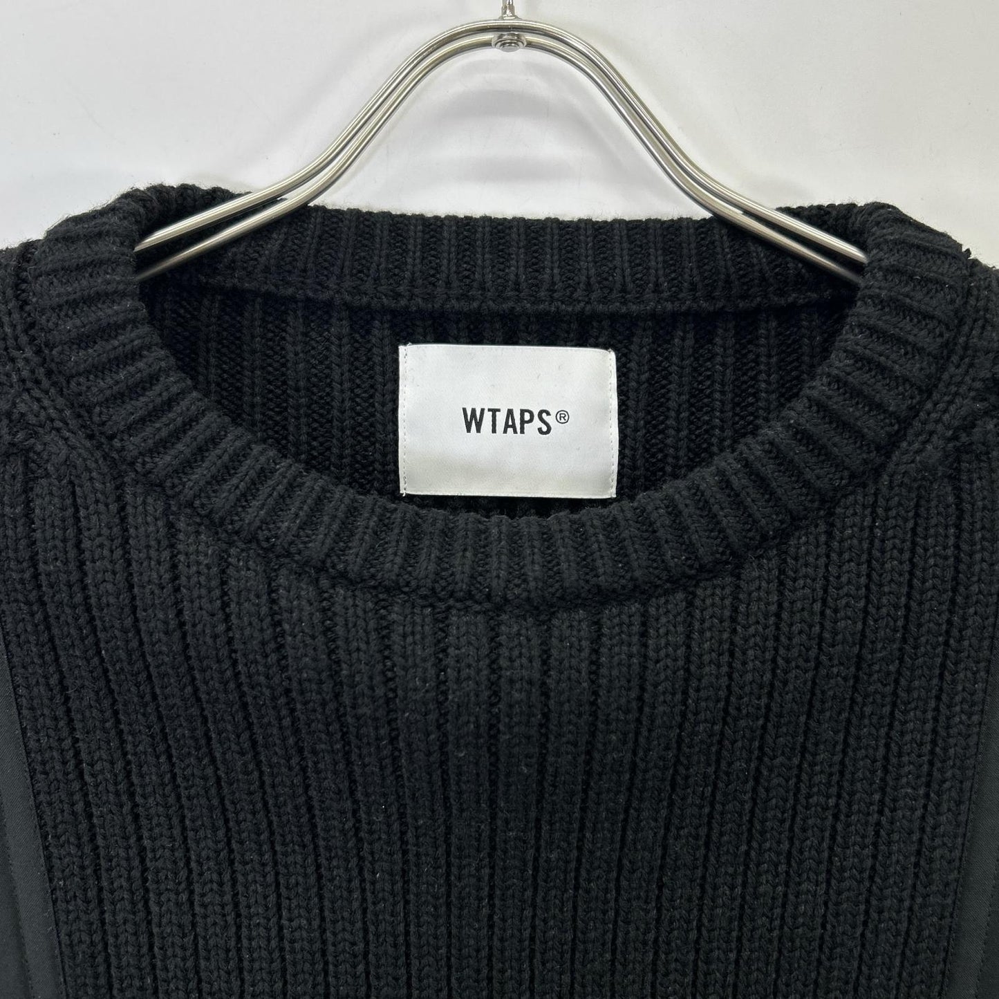 WTAPS 双排扣 22年 黑色指挥官 针织毛衣 上衣 X03