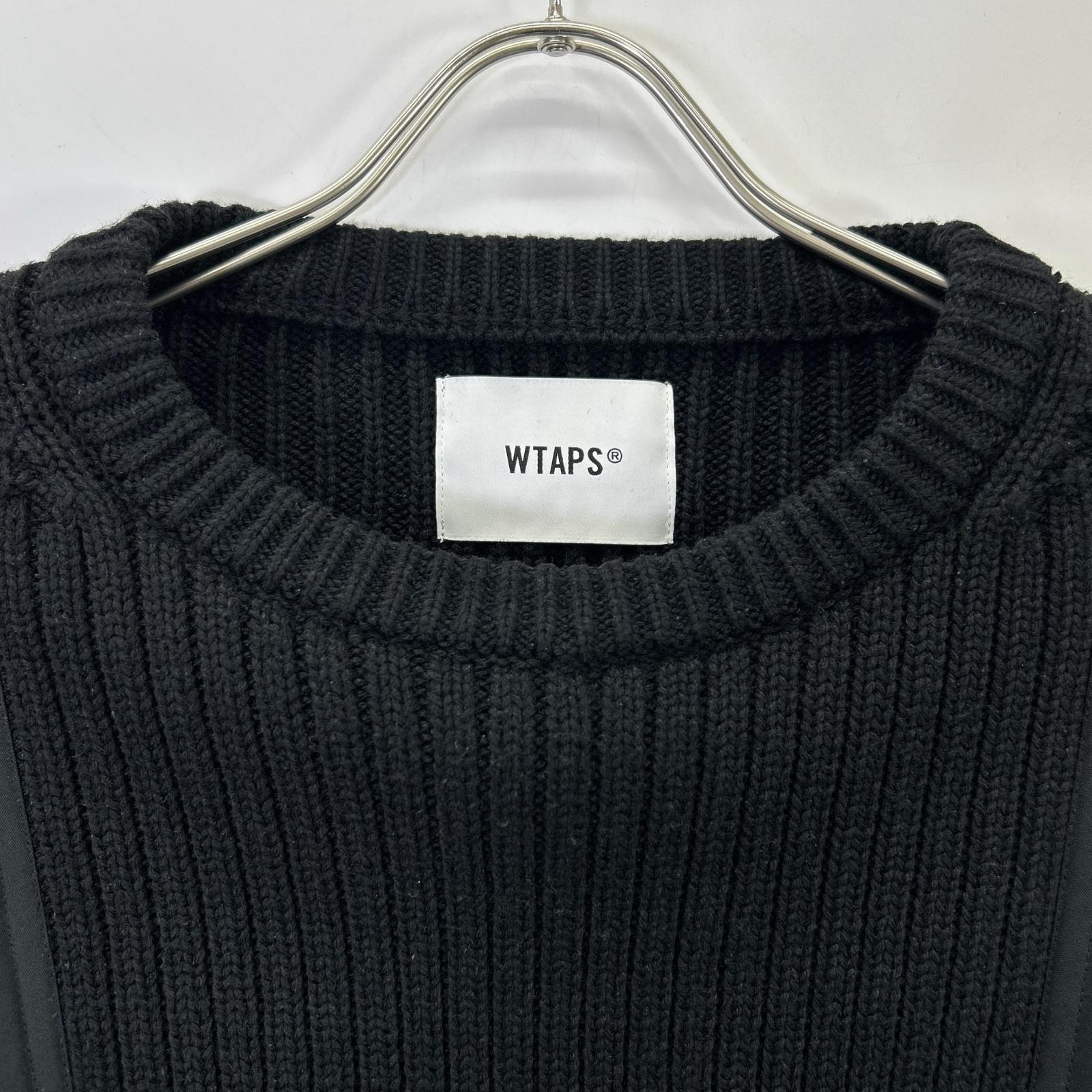 WTAPS 双排扣 22年 黑色指挥官 针织毛衣 上衣 X03