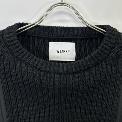 WTAPS 双排扣 22年 黑色指挥官 针织毛衣 上衣 X03