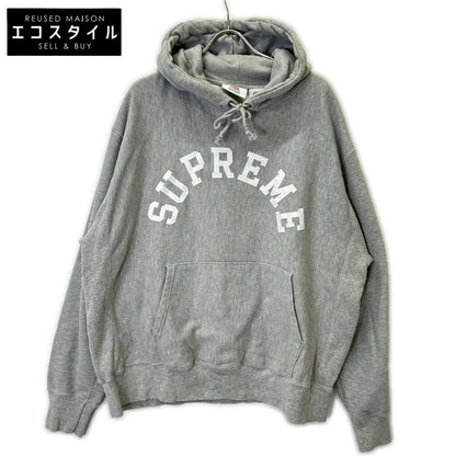 Supreme シュプリーム ×Champion 25SS グレー アーチロゴ スウェット プルオーバーパーカー トップス
