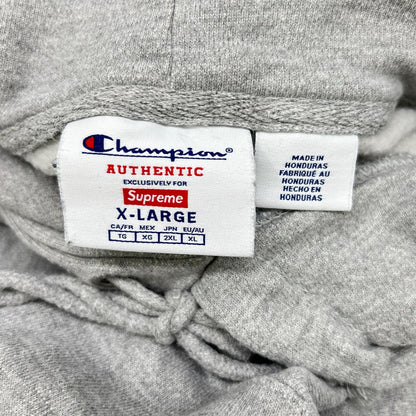 Supreme シュプリーム ×Champion 25SS グレー アーチロゴ スウェット プルオーバーパーカー トップス