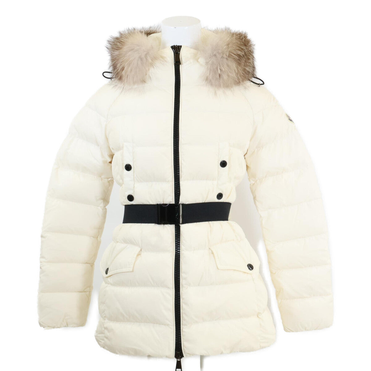 CLION hooded down coat with belt 00 women's