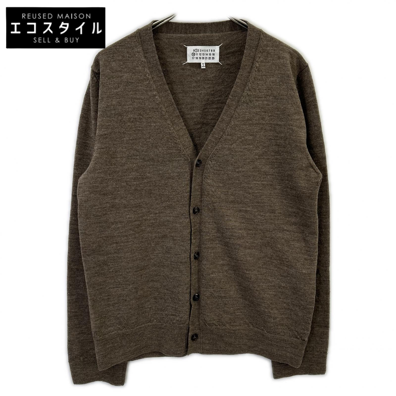 Maison Margiela メゾンマルジェラ 1 10【国内正規/24年製】S50HP0012 エルボーパッチ ニットカーディガン トップス