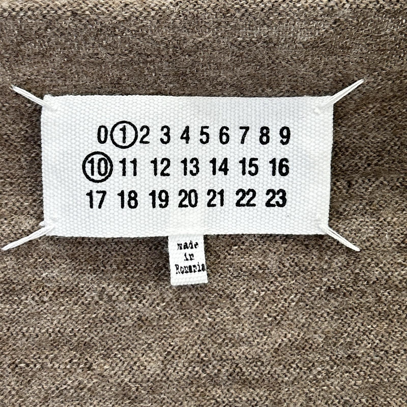 Maison Margiela メゾンマルジェラ 1 10【国内正規/24年製】S50HP0012 エルボーパッチ ニットカーディガン トップス
