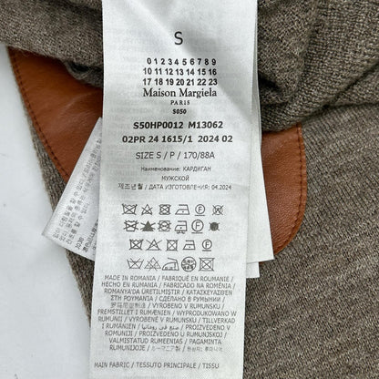 Maison Margiela メゾンマルジェラ 1 10【国内正規/24年製】S50HP0012 エルボーパッチ ニットカーディガン トップス
