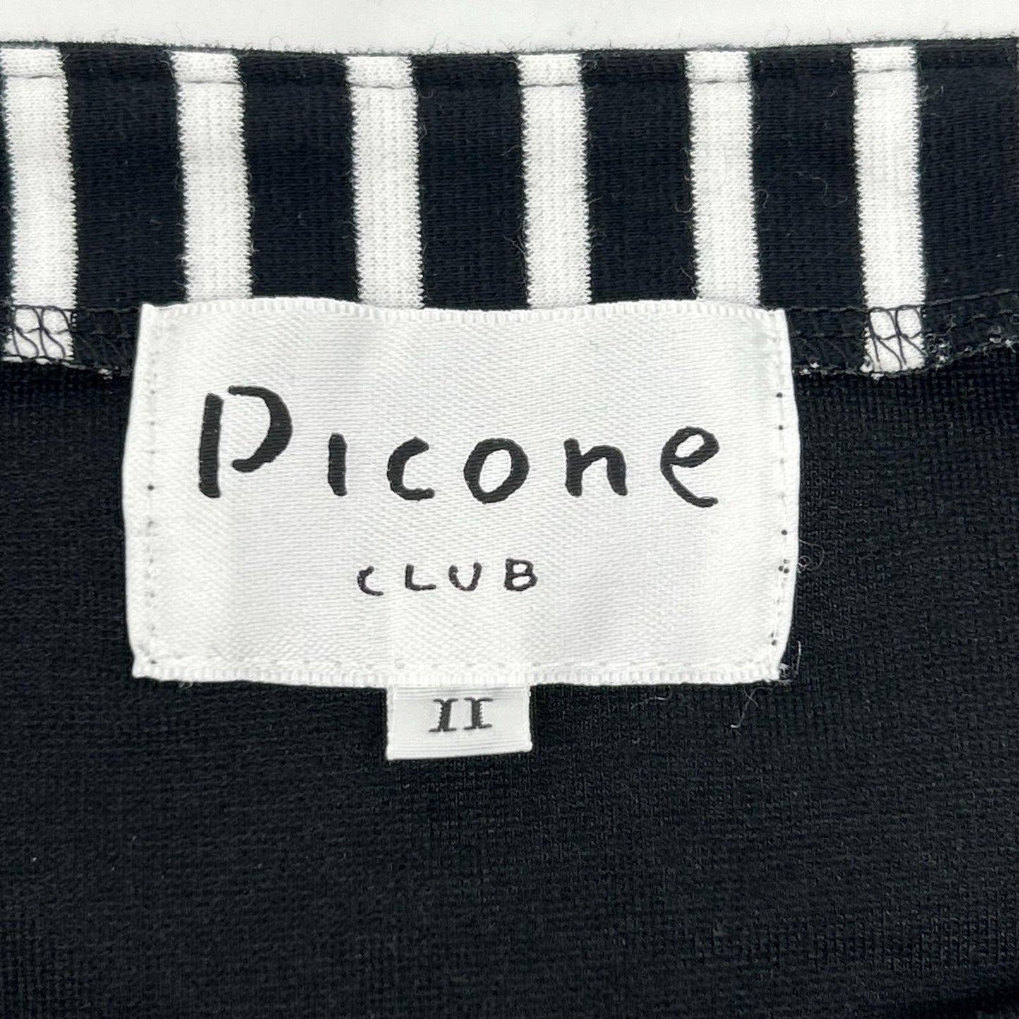 PICONE 皮克朗 C119906 黑色 拼接条纹 连衣裙 连衣裙 Ⅱ