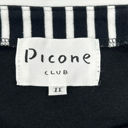 PICONE 皮克朗 C119906 黑色 拼接条纹 连衣裙 连衣裙 Ⅱ